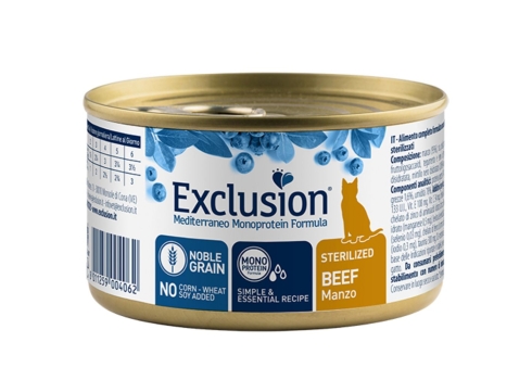EXCL Mediterraneo konserv steriliseeritud kassidele loomalihaga 12x85g