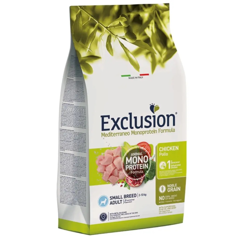 EXCL Mediterraneo Senior Chicken small breed koeratoit 2kg