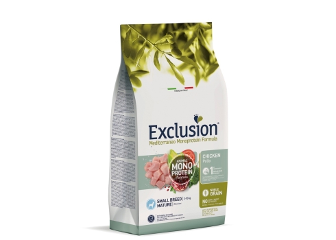 EXCL Mediterraneo Senior Chicken small breed koeratoit 2kg