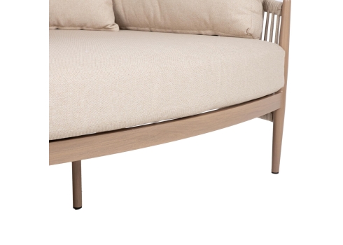 Diivan MEDINA 163,5x135xH71,5cm, beež