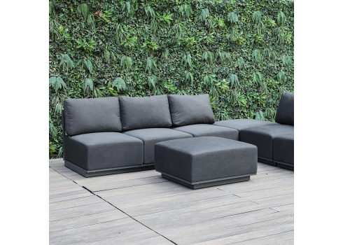 Tumba FULLER 83x83xH42cm, tumehall