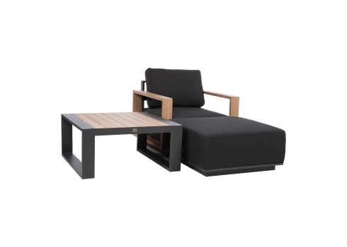 Tumba FULLER 83x83xH42cm, tumehall