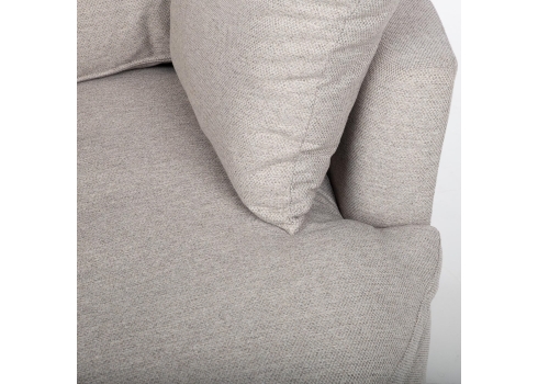 Tugitool FLUFFY pöörlev 110x105xH65-86cm, helehall