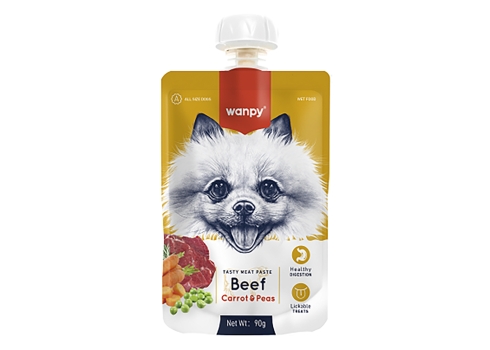 Wanpy lihapasta maius koertele loomaliha, porgandi ja hernestega 90g