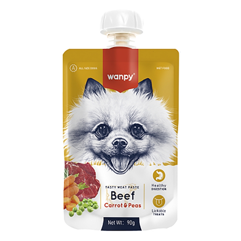 Wanpy lihapasta maius koertele loomaliha, porgandi ja hernestega 90g