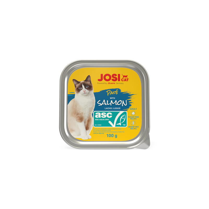 Josicat pate kassitoit lõhega 16x100g