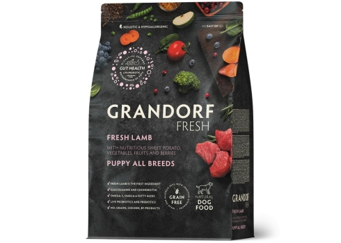 Grandorf Fresh koeratoit värske Lambaliha ja Bataat kutsikatele 1kg