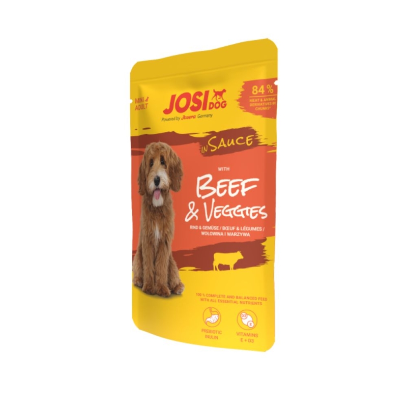 JosiDog Mini konserv veiseliha köögiviljadega kastmes 12x100g