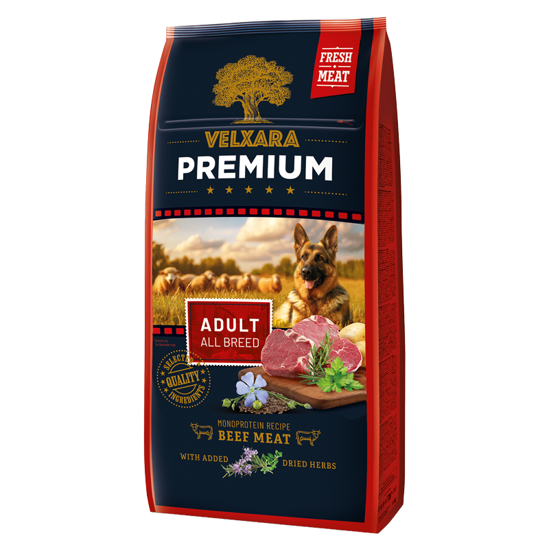 Velxara PREMIUM koeratoit veisega 12kg