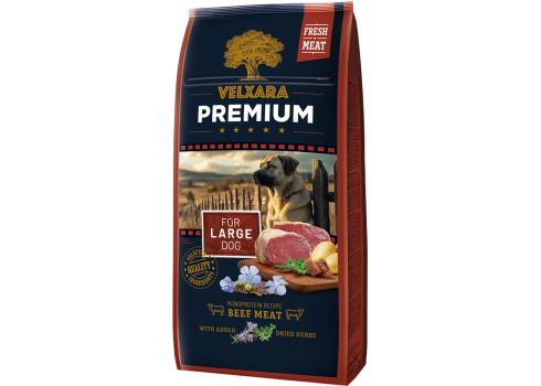 Velxara premium LARGE adutl koertoit veisega 4x750g