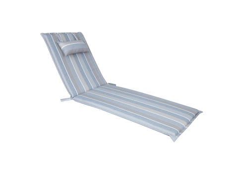 Lamamistooli kate WICKER 55x195x3cm, hall-beež triip