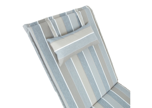 Lamamistooli kate WICKER 55x195x3cm, hall-beež triip
