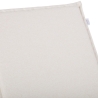 Lamamistooli kate SUMMER 55x190x5cm, naturaalvalge