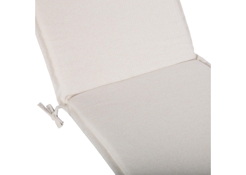 Lamamistooli kate SUMMER 55x190x5cm, naturaalvalge