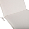 Lamamistooli kate SUMMER 55x190x5cm, naturaalvalge