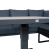 Aiamööblikomplekt PARKER 4-osaline, hall