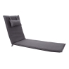 Lamamistooli kate WICKER 55x195xH3cm, tumehall