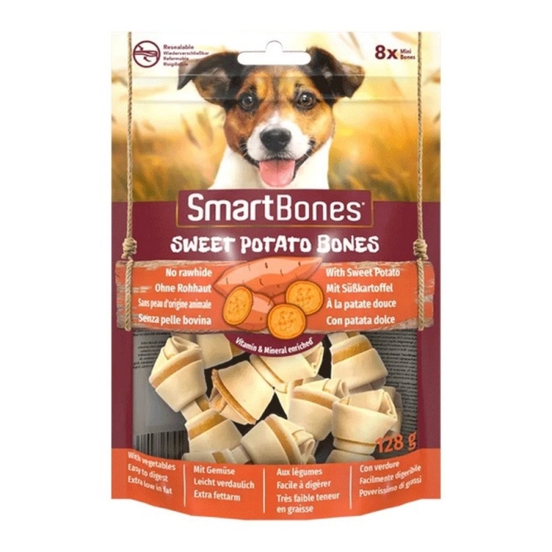 SmartBones Sweet Potato Mini 8tk, 128g