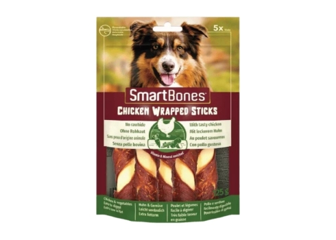 SmartBones Chicken Wrapped Sticks Medium 5tk, 125g