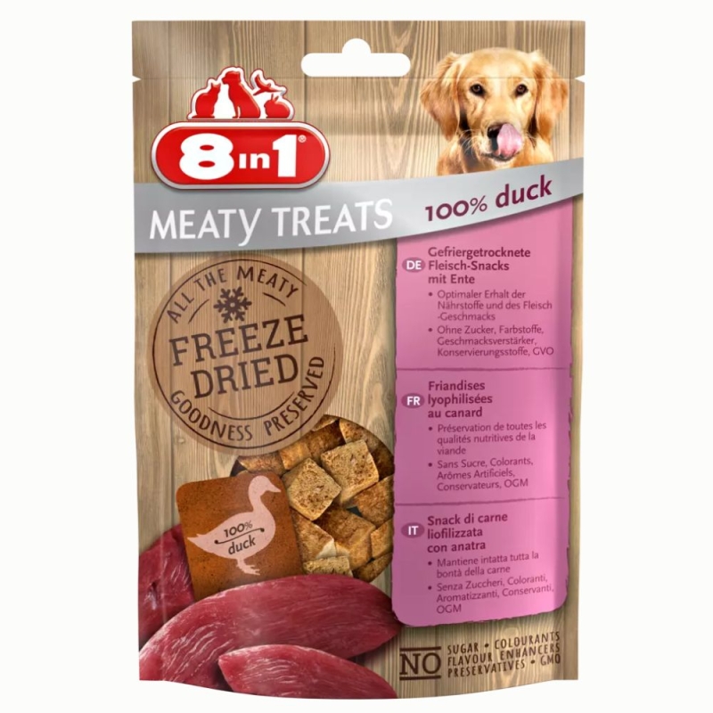 8in1 Meaty Treats 100% duck, 50g