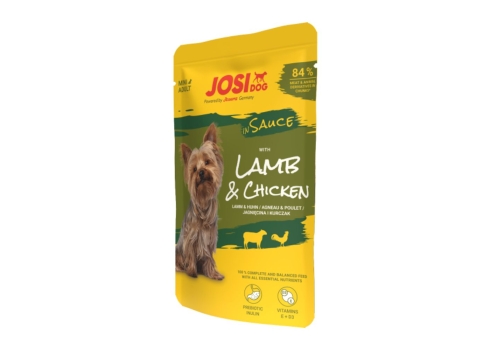 JosiDog Mini konserv koerale lambaliha kanaga kastmes 12x100g