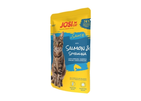 JosiCat konserv kassile lõhe kastmes 14x85g