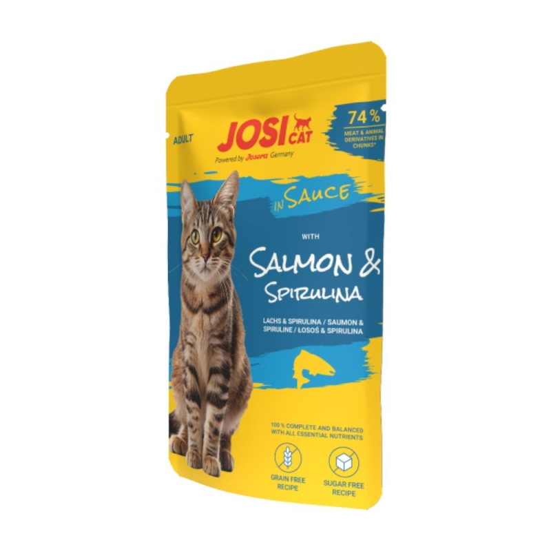JosiCat konserv kassile lõhe kastmes 14x85g