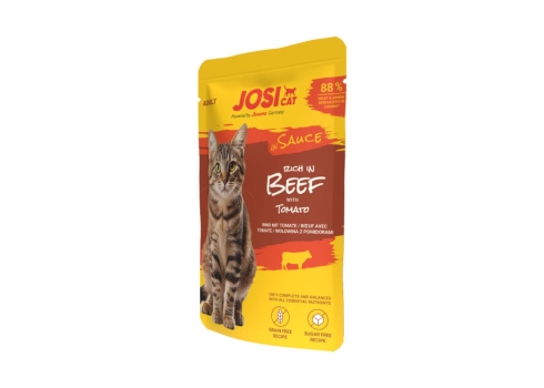 JosiCat kassikonserv veiseliha kastmes 14x85g
