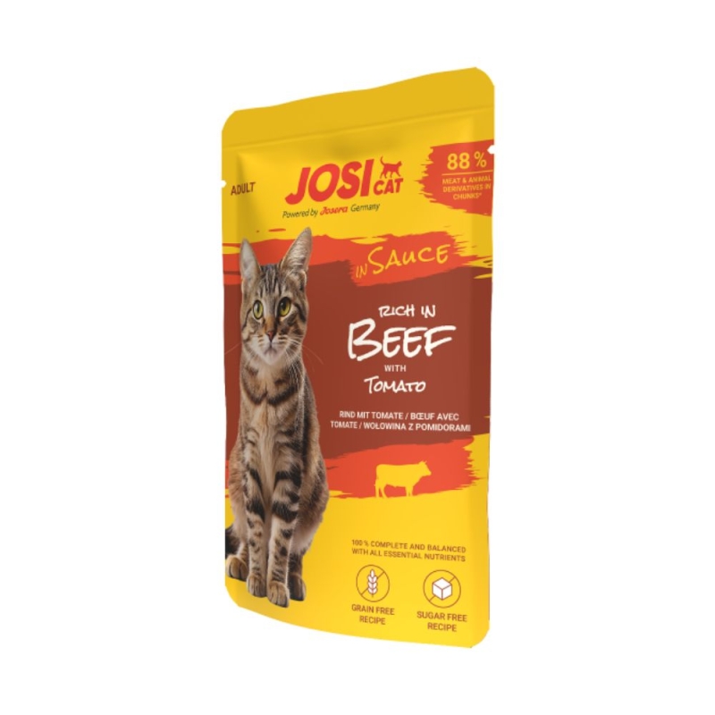 JosiCat kassikonserv veiseliha kastmes 14x85g