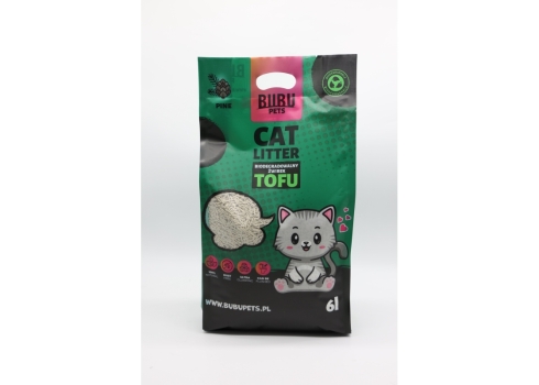 Bubu Pets männi lõhnaga tofu kassiliiv 2,5 kg - 6L