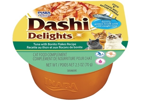 Inaba Dashi Delights Tuna with Bonito Flakes konserv kassile 70g