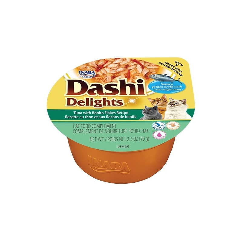 Inaba Dashi Delights Tuna with Bonito Flakes konserv kassile 70g