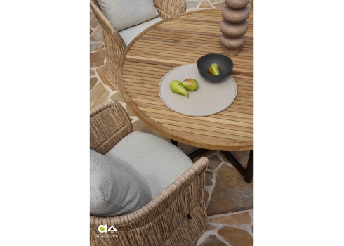 Söögitool Apple Bee GILI pruun / beež, mööbel, aiamööbel, aiatool, aiatoolid, ilmastikukindel aiamööbel