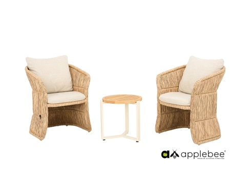 Söögitool Apple Bee GILI pruun / beež, mööbel, aiamööbel, aiatool, aiatoolid, ilmastikukindel aiamööbel