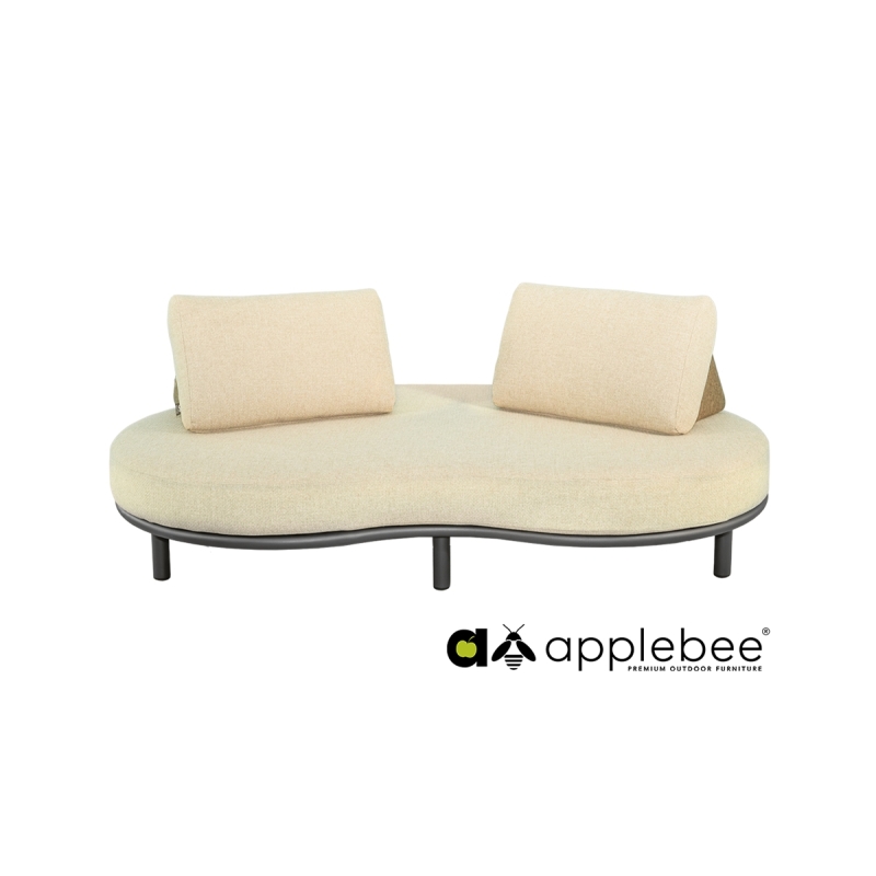 Diivan Apple Bee MOON ISLAND beež / pronks, aiamööbel, aiadiivan, aiadiivanid