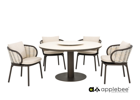 Söögitool Apple Bee PINE KEY helebeež / pronks, aiamööbel, aiamööbli müük