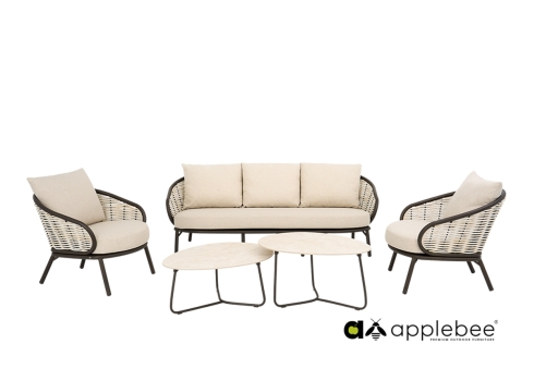 Diivan Apple Bee PINE KEY helebeež / pronks, aiamööbel, aiadiivan, aiadiivanid