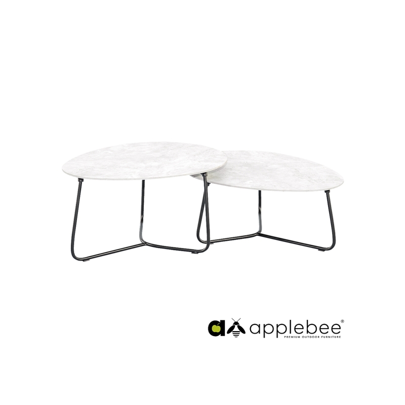 Diivanilaudade komplekt Apple Bee PINE KEY kreemvalge / pronks, aiamööbel, mööbel, aialauad, aialaud