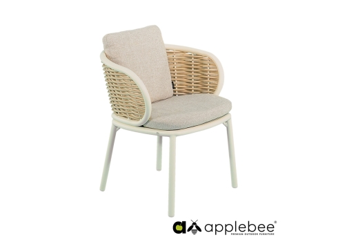 Söögitool Apple Bee PINE KEY helepruun / helebeež, aiamööbel, aiamööbli müük