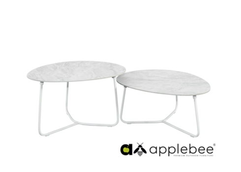 Diivanilaudade komplekt Apple Bee PINE KEY kreemvalge / helebeež,  aiamööbel, mööbel, aialauad, aialaud