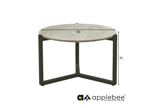 Diivanilaud Apple Bee MONACO must / hall, aiamööbel, diivanilauad, aialaud, aialauad, aiamööbli müük