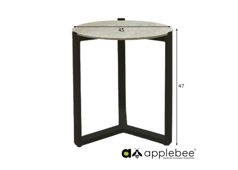Diivanilaud Apple Bee MONACO must / hall, aiamööbel, diivanilauad, aialaud, aialauad, aiamööbli müük