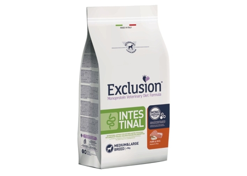 EXCL Intestinal pork & rice medium-large breed koeratoit 12kg