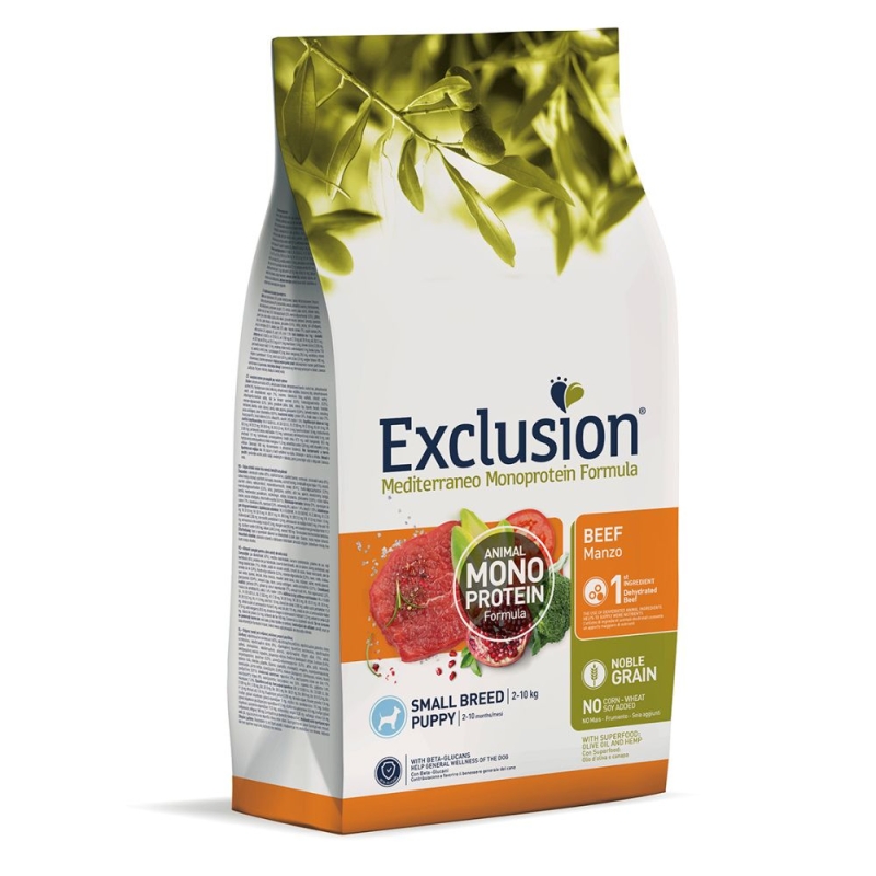 EXCL Mediterraneo puppy beef small breed koeratoit 2kg
