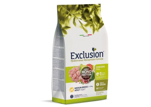 EXCL Mediterraneo adult chicken medium koeratoit 12kg