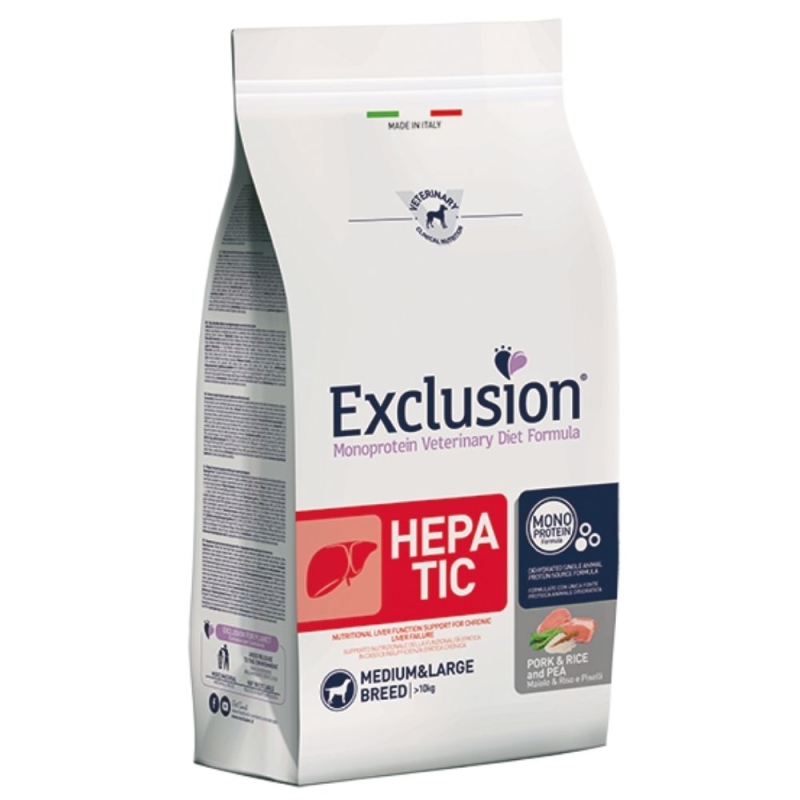 EXCL koeratoit Hepatic pork, rice & peas medium-large breed 2kg