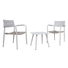 Rõdukomplekt COCORA laud, 2 tooli, taupe