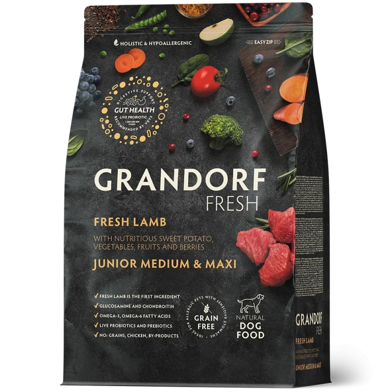 Grandorf Fresh Värske Lambaliha ja Bataat Juunioritele 10kg