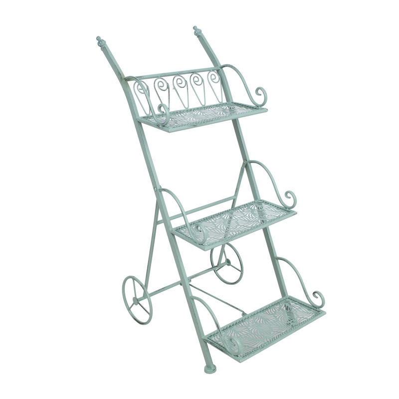 Riiul MINT 34x50xH81cm, antiikroheline metall