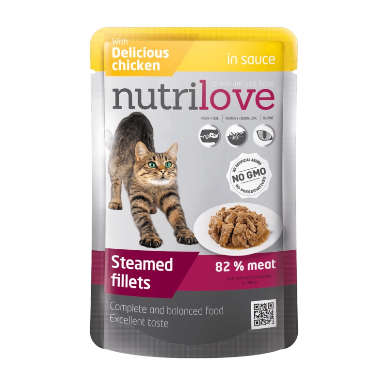Nutrilove kassieine kanafileed kastmes 28X85g
